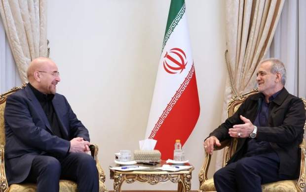 خوش‌وبشِ قالیباف و پزشکیان