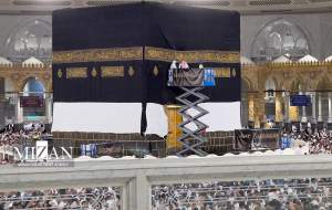 تصاویر تعویض پرده خانه کعبه  <img src="https://cdn.jahannews.com/images/picture_icon.png" width="16" height="16" border="0" align="top">