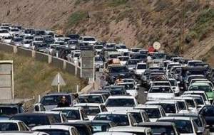 ترافیک سنگین در محور‌های چالوس و هراز
