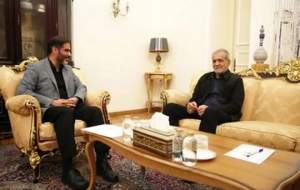 «سعید محمد» با پزشکیان دیدار کرد