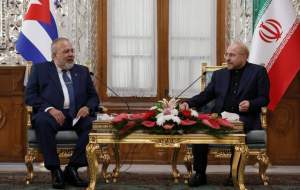 نخست وزیر کوبا با قالیباف دیدار کرد