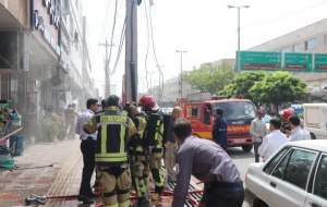 آتش‌سوزی در قزوین؛ ۳۵ شهروند نجات یافتند