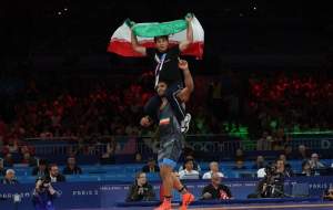 کشتی قهرمانی ساروی در فینال المپیک پاریس  <img src="https://cdn.jahannews.com/images/video_icon.png" width="16" height="16" border="0" align="top">