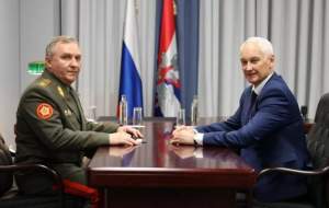 دیدار وزرای دفاع بلاروس و روسیه