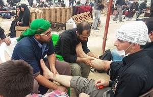 رفع گرفتگی عضلات در پیاده‌روی اربعین  <img src="https://cdn.jahannews.com/images/video_icon.png" width="16" height="16" border="0" align="top">