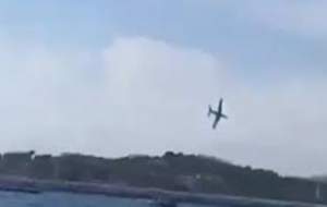 سقوط هواپیما در نمایشگاه هوایی فرانسه  