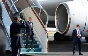 «پوتین» وارد باکو شد