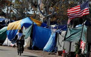 وضعیت ناامیدکننده بی‌خانمان‌ها درآمریکا  