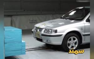 فیلم/ تست تصادف خودرو‌های داخلی  