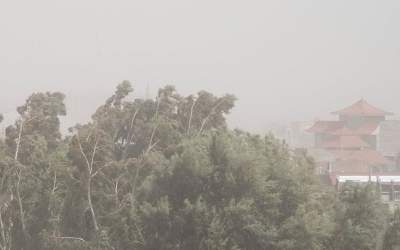 وزش باد و گرد‌وخاک در شرق و شمال‌شرق کشور