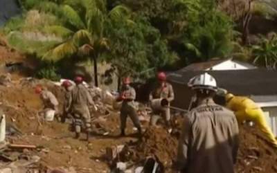 رانش زمین در برزیل ۲۰۰ نفر را در خاک دفن کرد!