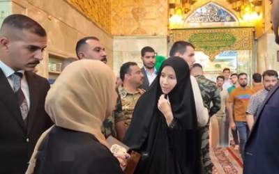 سفیر اسپانیا با چادر در حرم امام حسین(ع)  <img src="https://cdn.jahannews.com/images/video_icon.png" width="16" height="16" border="0" align="top">