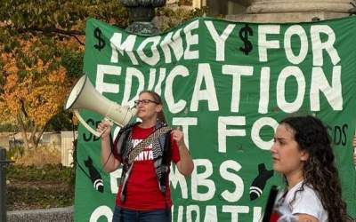 حمله پلیس آمریکا به دانشجویان حامی فلسطین