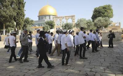 یورش شهرک‌نشینان صهیونیست به مسجدالاقصی
