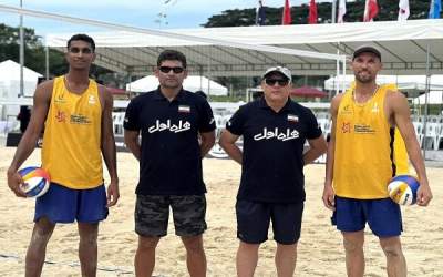 پیروزی ساحلی بازان ایران مقابل فیلیپین