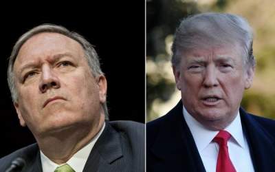 ترامپ حضور پمپئو در دولت آمریکا را رد کرد