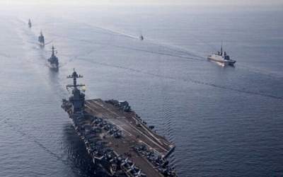 فرار ناوهای آمریکایی از دریای سرخ