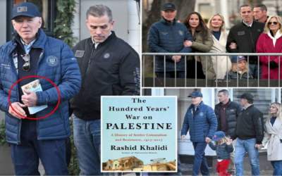 کتاب ضد اسرائیلی در دستان بایدن!