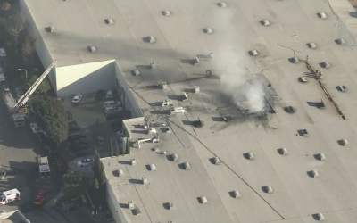 برخورد هواپیما به ساختمان کارخانه‌  <img src="https://cdn.jahannews.com/images/video_icon.png" width="16" height="16" border="0" align="top">