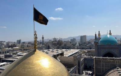 حرم مطهر رضوی در سوگ امام هادی(ع)