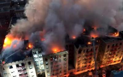 یکی از ساختمان‌های نیویورک در آتش  <img src="https://cdn.jahannews.com/images/video_icon.png" width="16" height="16" border="0" align="top">