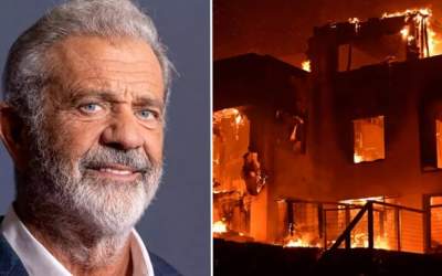 خانه سلبریتی‌های هالیوودی که خاکستر شد