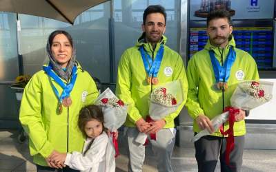 تیم ملی یخنوردی ایران نایب قهرمان آسیا شد