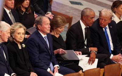 تحلیف ترامپ با حضور اوباما و کلینتون