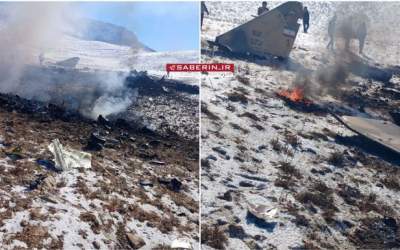 واکنش ارتش به سقوط هواپیمای نظامی در همدان