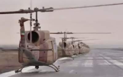 تیک آف همزمان ۱۰۰ بالگرد هوانیروز +فیلم  <img src="https://cdn.jahannews.com/images/video_icon.png" width="16" height="16" border="0" align="top">