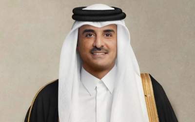 امیر قطر وارد دمشق شد