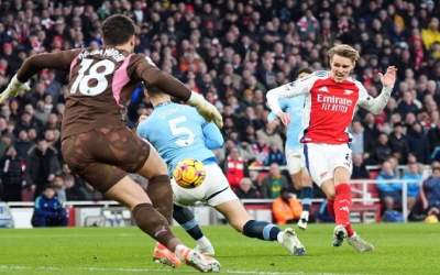 آرسنال ۵ - ۱ منچسترسیتی/ شاگرد بی رحم، استاد را تحقیر کرد +فیلم