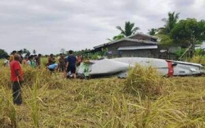 سقوط هواپیما در فیلیپین با ۴ قربانی