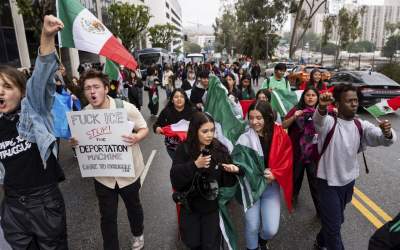 تظاهرات علیه ترامپ در آمریکا ادامه دارد