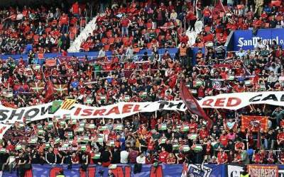 موج نفرت از اسرائیل به فوتبال اسپانیا هم رسید