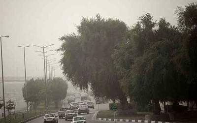 وزش باد شدید در تهران