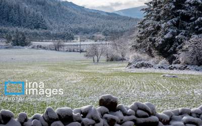 طبیعت چشم نواز برفی ارتفاعات گلستان  