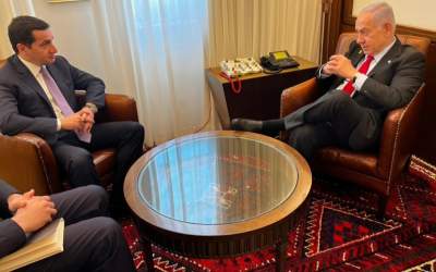 دیدار دستیار علی‌اف با نتانیاهو در اراضی اشغالی