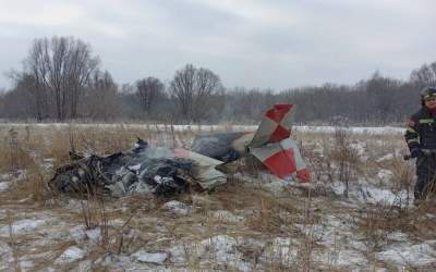 سقوط هواپیما در روسیه با ۲ کشته +عکس