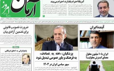 روزنامه‌های سیاسی و اقتصادی سه شنبه ۲۱ اسفند