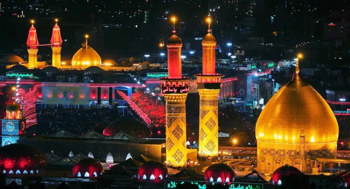 تصویر دیدنی از بین‌الحرمین در سومین شب قدر  