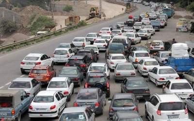 ترافیک در آزاد راه تهران - شمال سنگین است