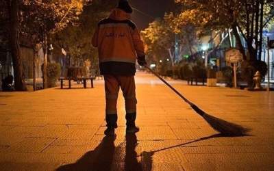 تجهیز لباس پاکبان‌های شهر تهران به چراغ چشمک زن