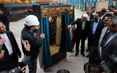 بزرگترین کارخانه تولیدکننده تیرآهن افتتاح شد