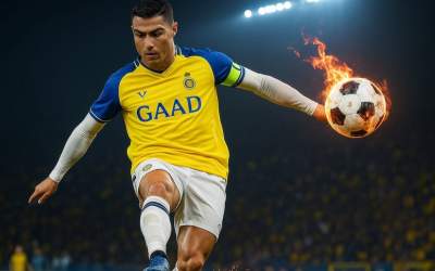 شوت قدرتی رونالدو با سرعت ۱۴۸ کیلومتر! +فیلم  <img src="https://cdn.jahannews.com/images/video_icon.png" width="16" height="16" border="0" align="top">