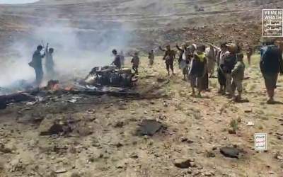 شکار بیستمین پهپاد آمریکایی توسط یمنی‌ها