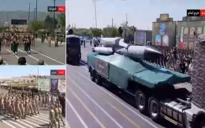 فیلم/ شکارچی ناوگان آمریکا در روز ارتش  <img src="https://cdn.jahannews.com/images/video_icon.png" width="16" height="16" border="0" align="top">