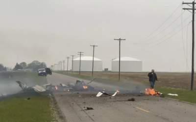سقوط دوباره یک هواپیما در آمریکا با ۴ کشته