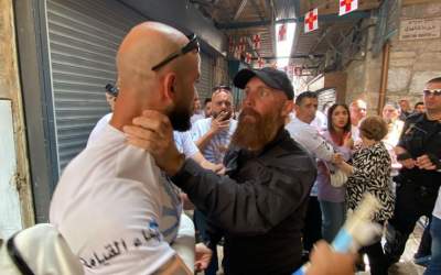 پلیس اسرائیل با باتوم به جان مسیحیان افتاد