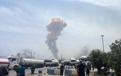 لحظه انفجار در بندرعباس +فیلم  